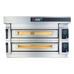 2-chamber pizza oven with hood and base 2x6x32 cm | SerieS 2-chamber pizza oven with hood and base 2x6x32 cm | SerieS MFS120D