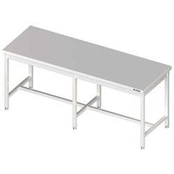 Center table without shelf 2400x700x850 mm welded STALGAST MEBLE 980097240