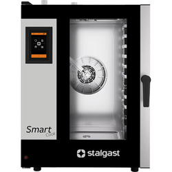 Combi-steam oven, STALGAST SmartCook, touchscreen, gas-fired, 11xGN2/1, P 28 kW