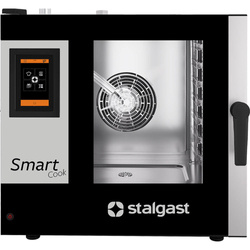 Combi-steam oven, STALGAST SmartCook, touchscreen, gas-fired, 7xGN1/1, P 14 kW