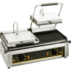 Contact double grill, Majestic, P 2x2 kW, U 230 V STALGAST 777218