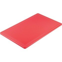 Cutting board, red, HACCP, GN 1/1 341531 STALGAST
