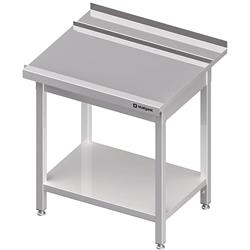 Discharge table(P), with shelf for SILANOS dishwasher 1100x730x900 mm welded STALGAST MEBLE 982447110S