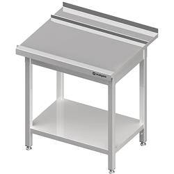 Discharge table(P), with shelf for SILANOS dishwasher 800x730x900 mm bolted STALGAST MEBLE 982447080