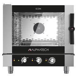 Gas combi oven ICGM051E | 5x GN 1/1 | 5x 600x400 | Alphatech by Lainox | manual control