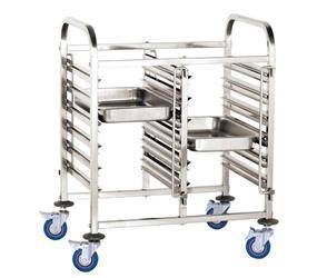 HENDI 810569 double container transport cart 12xGN1/1