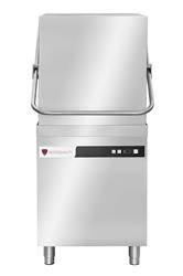 Hooded dishwasher | 2 dispensers | 5 washing cycles | drain pump | 610x725x1460mm | 9,7kW