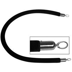 Hotel pole cord, black, L 1500 mm 689003 STALGAST