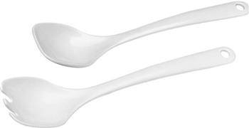 Melamine salad fork, white (B) - length 305 mm HENDI 564004