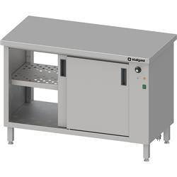 Pass-through table, with warming cabinet,sliding door 1500x700x850 mm STALGAST MEBLE 982197150