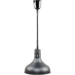 Pendant food warming lamp, black, P 0.25 kW, U 230 V 692611 STALGAST