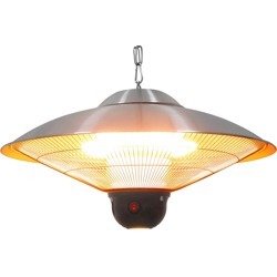 Pendant heating lamp with remote control and LED lighting, P 2.1 kW 692310 STALGAST