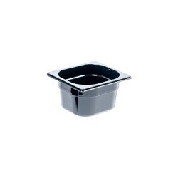 Polycarbonate container, black, GN 1/6, H 100 mm 156101 STALGAST