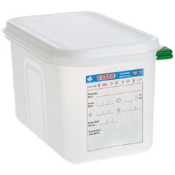 Polypropylene container with leak-proof lid, GN 1/4, H 100 mm 164105 STALGAST