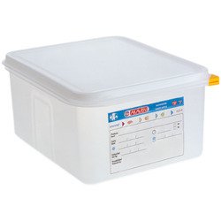 Polypropylene container with tight-fitting lid, GN 1/2, H 100 mm 162105 STALGAST