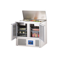 Refrigerated 2 door salad table, V 240 l STALGAST 832129