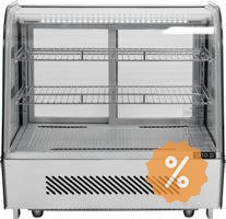 Refrigerated display case 120L 68x56x66 SILVER | YG-05025