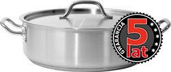 STEWN STEEL LOWBOILER POT WITH COVER 36x11CM 11,2L | YG-00055