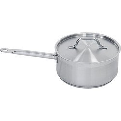 Saucepan with lid, steel, O 200 mm, V 3.3 l 015202 STALGAST