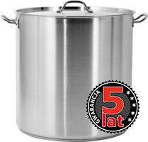 Stainless steel tall pot with lid 50x50CM 98,2L | YG-00010