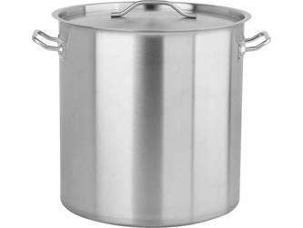 Stainless steel tall pot with lid 50x50CM 98L | YG-00020