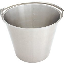 Steel bucket, O 300 mm, V 15 l 091153 STALGAST