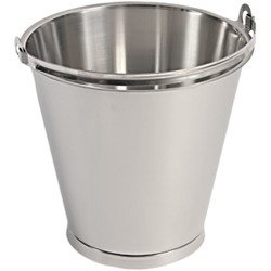 Steel bucket with ring, Premium, O 280 mm, V 10 l 092101 STALGAST