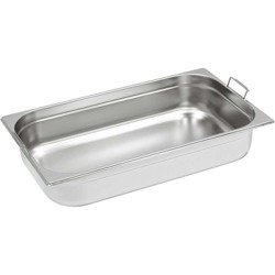 Steel container with handles, GN 1/1, H 100 mm 131104 STALGAST