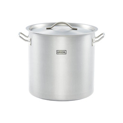 Tall pot with lid, steel, O 320 mm, V 25.7 l 011345 STALGAST