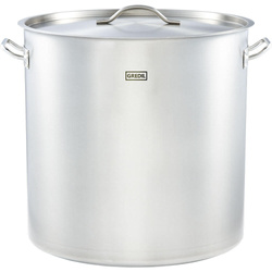 Tall pot with lid, steel, O 500 mm, V 98.2 l 011505 STALGAST