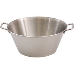 Tub, steel bowl with handles, O 500 mm, V 28 l 083500 STALGAST