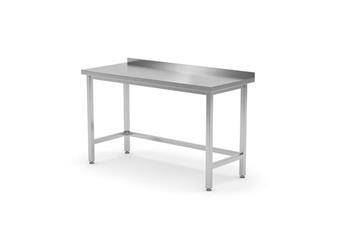 Wall-mounted work table - bolted with a rim, with dimensions. 1000x700x850 HENDI 812679