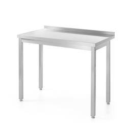 Wall-mounted work table - bolted with a rim, with dimensions. 1200x600x850 HENDI 811252