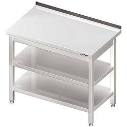 Wall table with 2 shelves 1000x700x850 mm bolted STALGAST MEBLE 980067100