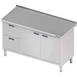 Wall table with two drawer block (L),hinged door 1100x600x850 mm STALGAST MEBLE 980326110