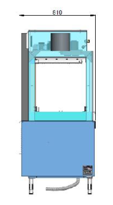 270L/R basket tunnel dishwasher