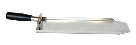 Aluminum scoop with side edges | 140x280 mm | QSAS