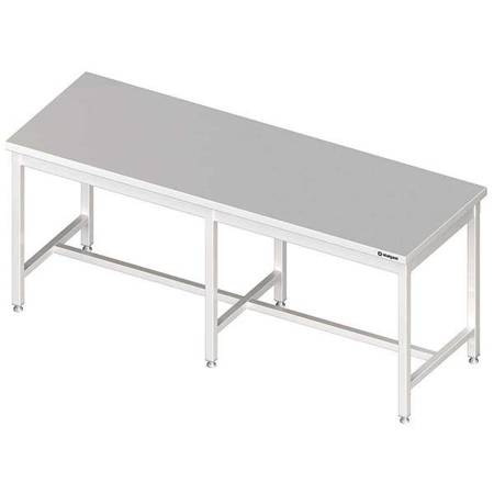 Center table without shelf 2500x800x850 mm welded STALGAST MEBLE 980098250