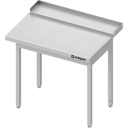 Discharge table(P), without shelf for dishwasher STALGAST 1000x750x880 mm welded STALGAST MEBLE 984737100S