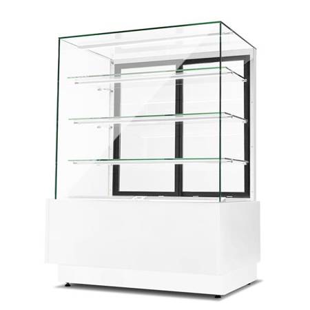 Dolce Visione Basic 900 BIANCO refrigerated display case | 900x690x1300 mm | white interior