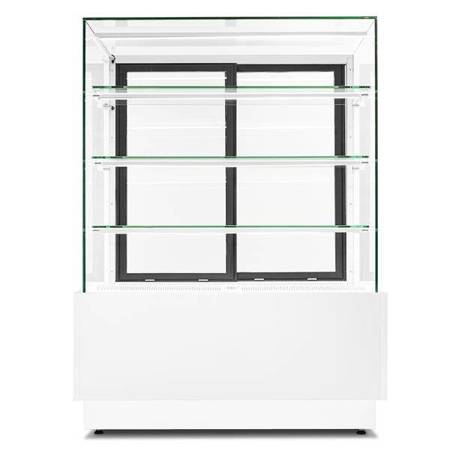 Dolce Visione Basic 900 BIANCO refrigerated display case | 900x690x1300 mm | white interior