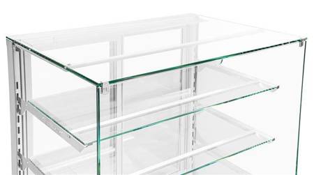 Dolce Visione Neutro Premium 900 neutral confectionery display case | stainless steel interior | 900x690x1300 mm