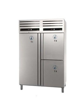 Double temperature refrigeration and cooling cabinet 1400L GN 2/1GREEN LINE GCPZ-1403/2
