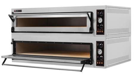 Electric modular chamotte baking oven | 8x600x400 | wide | BAKE 66/L (TR66/L)