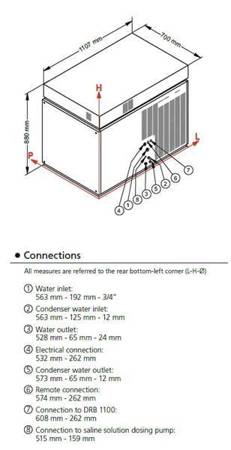 Frozen Ice Ice Liquefier | 900 kg/24h | air cooling system | SM1750A