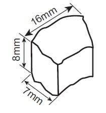 Frozen Stone ice cube maker | 140 kg/24h | air cooling system | SLT270A