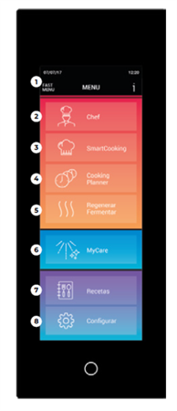 Gas combi oven | bakery and pastry oven | automatic washing system | 10x600x400 | 20 kW | 230 V | Mychef iBake 10G