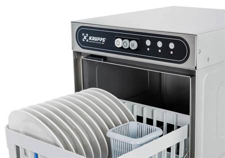 Glass and saucer dishwasher | 350x350 basket | 230V | Advance electronic panel | KRUPPS CUBE LINE C327