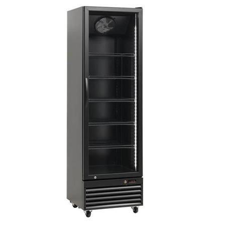 Glass refrigerated cabinet SD426-BLACK | 364L | black (RQ429)