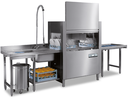 KRUPPS EVOLUTION LINE tunnel dishwasher | pre-washing, drying and heat recovery modules | EVO331